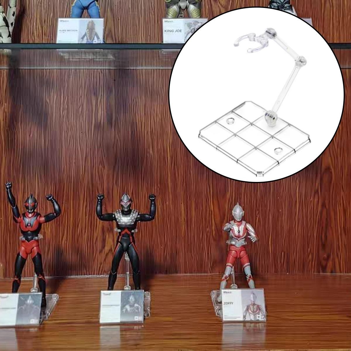 4x Toy Holder Action Figure Base Action Figure Display Stand Figure Bracket