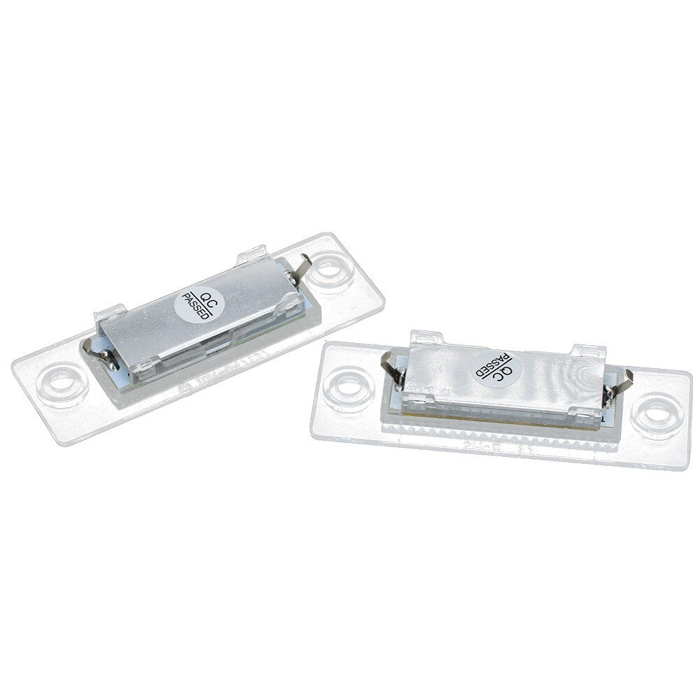 2Pcs For VW Transporter T5 Caddy Touran Multivan LED Licence Number Plate Lights