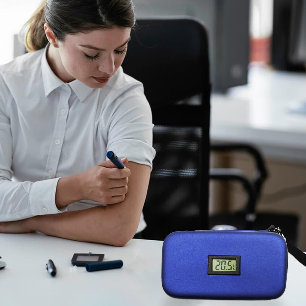 Cooler Travel Case,Diabetes Carrying Bag Keep Medicine Cool Vial Storage UK