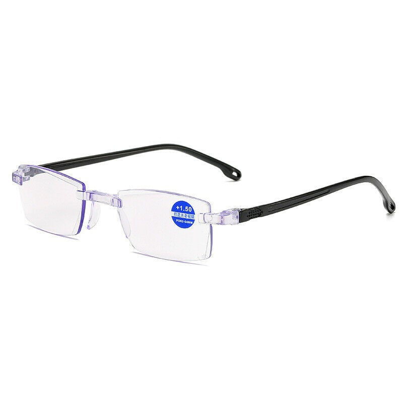 5x Automatic zoom Reading Glasses Reading Aid Visual Aid Blue Light Filter +1~+2