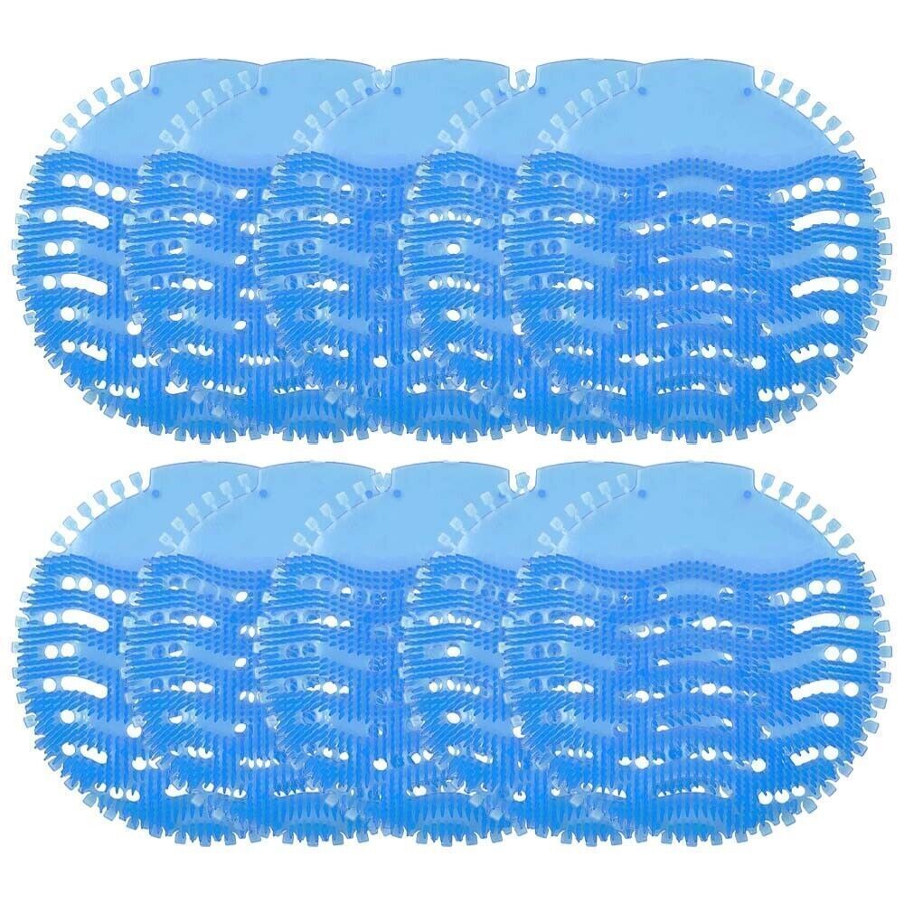 10Pcs Urinal Screen Mat Pad Deodoriser Anti Splash Toilet Fresh Fragrance UK