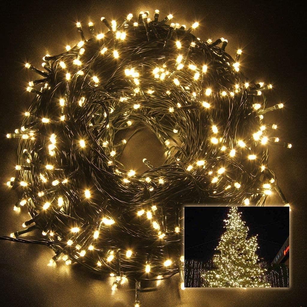 Christmas Fairy Lights LED string Mains Plug-In Outdoor Garden XMAS Home Decor