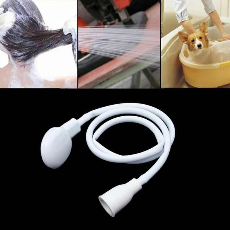 3M Push On Single Tap Bath Sink Shower Head Hose Kit For Hairdresser Pet