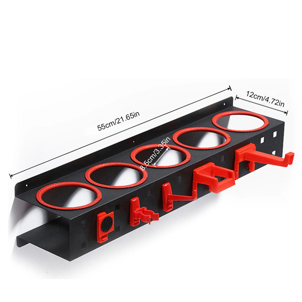Spray Bottle Storage Rack Wall Mounted Pickup Can Holder Accessories For Garage