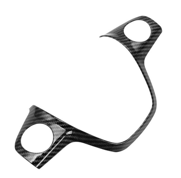 Carbon Fibre Effect Steering Wheel Trim Cover For Ford Focus MK3 Kuga C-Max
