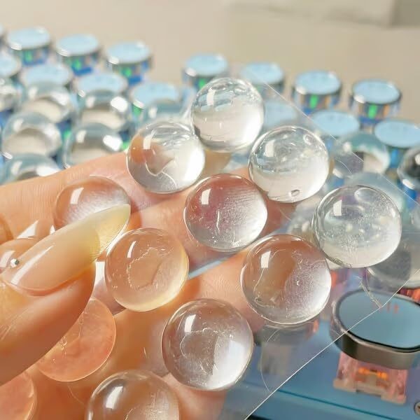 Keyboard Cover for Long Nails - Bubble Stickers for Keyboard