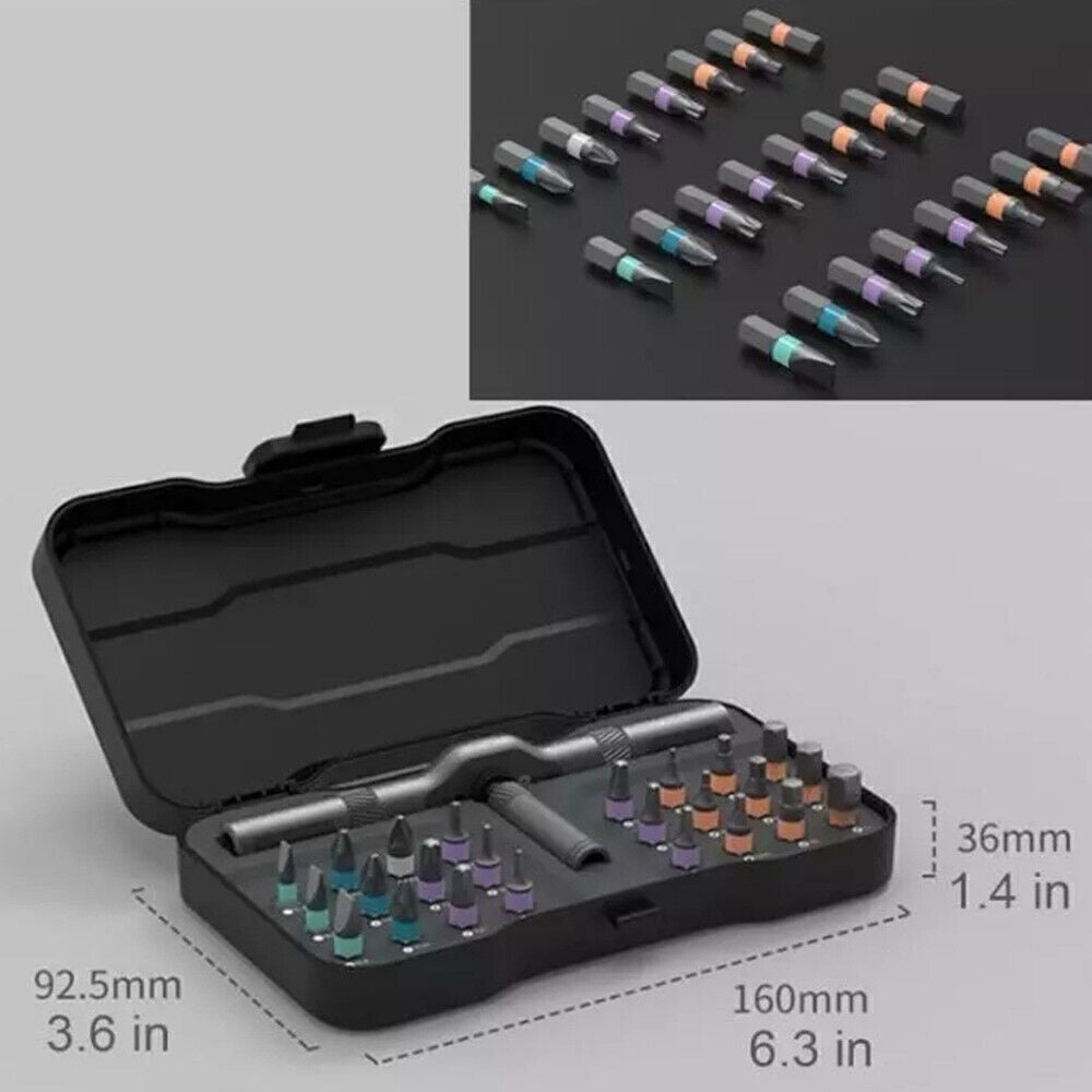 42Pcs Magnetic Precision Screwdriver Bit Kit Phone Watch Laptop Repair Tool Set