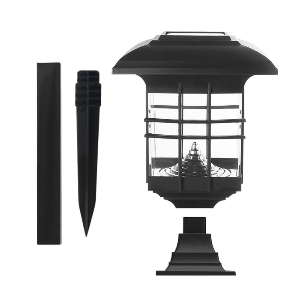 Outdoor Solar Post Lamp, Waterproof Solar Light for Fence Yard Garden Landscape