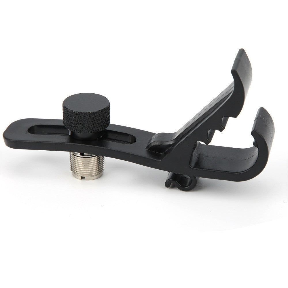 4 Pack Drum Mic Clips, Compact Microphone Mount Holders for Drum and Instrument