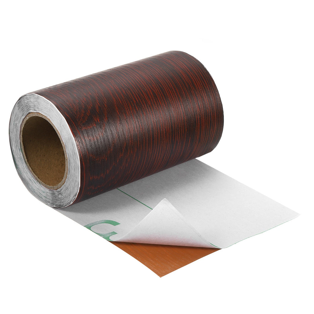 Wood Grain Tape 4" x 33Ft Self Adhesive Wood Grain Repair Patch Rose Wood