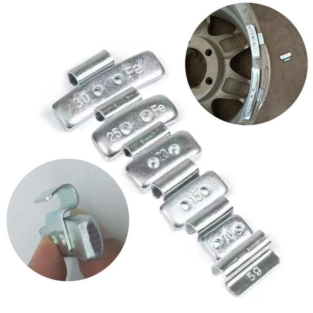 160PCS Alloy & Steel Knock On Wheel Balance Weights 5g-30g Fit For Wheel Rims