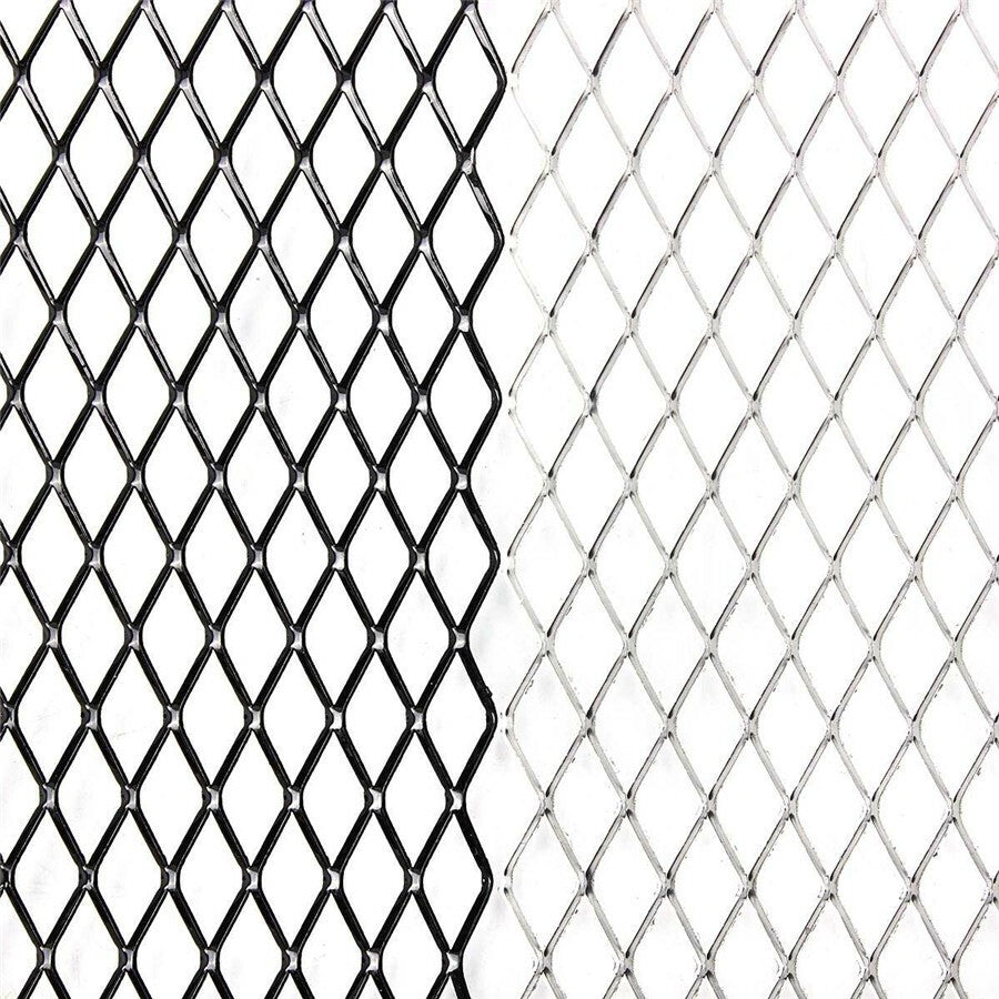 Silver Aluminium Racing Grille Mesh Vent Car Tuning Grill 100cm x 33cm
