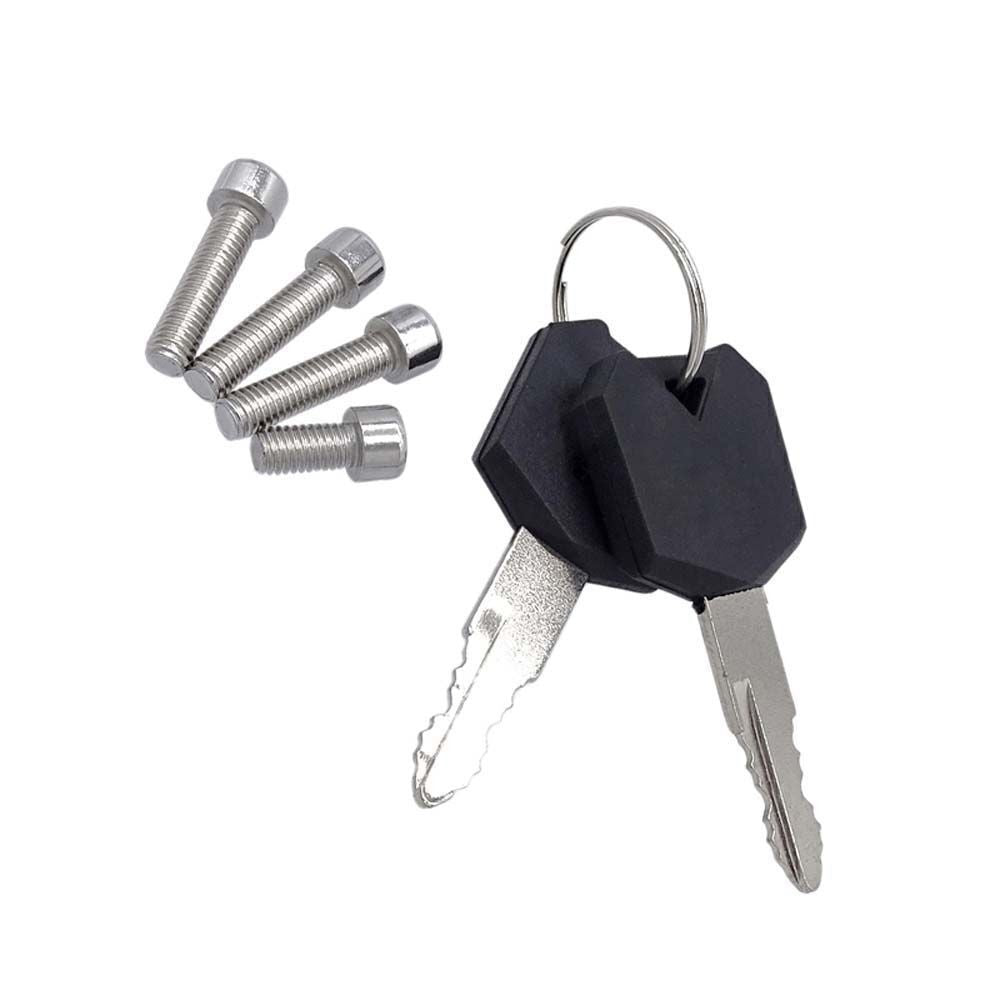 105mm Steel Motorbike Oil Tank Cap With 2 Keys Fuel Cap Motorcycle Gas Cover