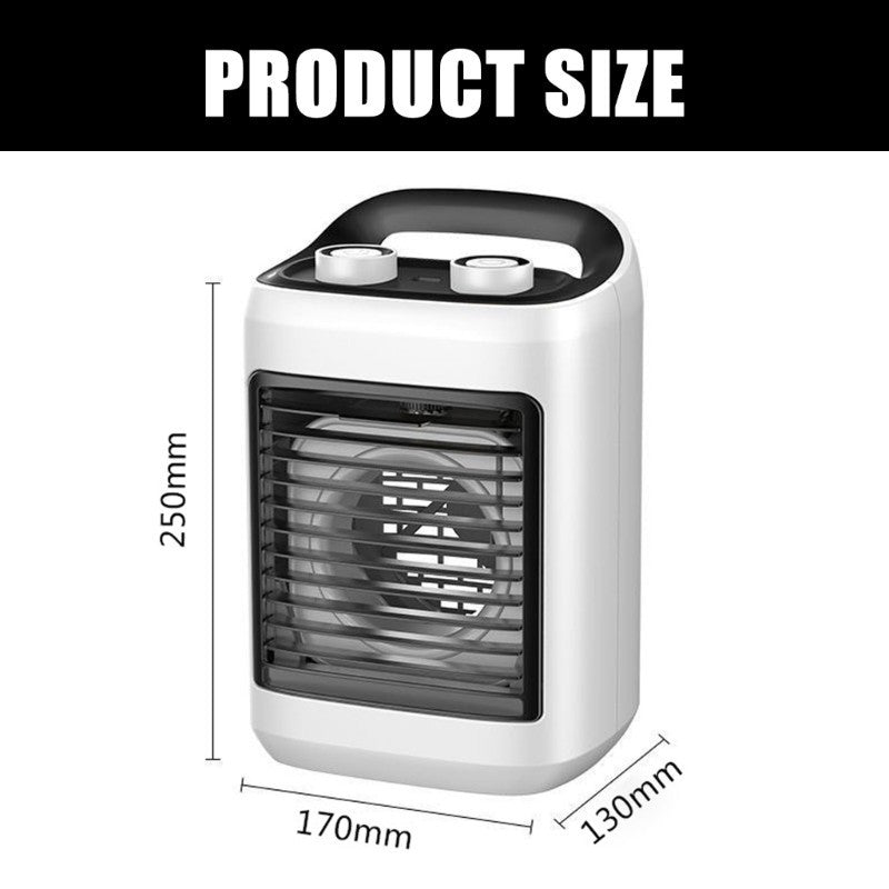 Cooling Fan with Ice Packs 30H Cooling Time USB Rechargeable for Home Car Travel