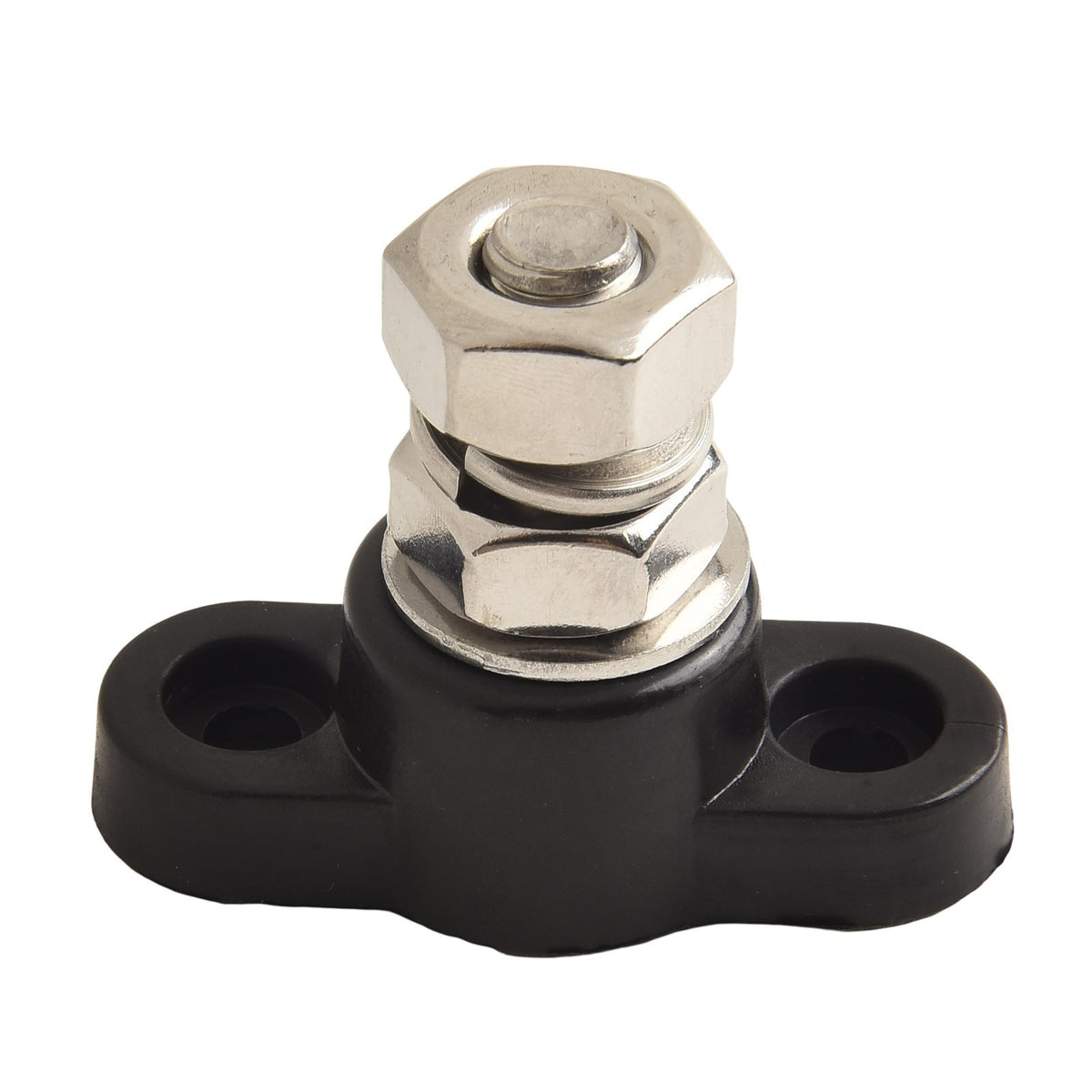 Insulated Battery Post Red & Black Single Stud Terminal for 12V Circuits