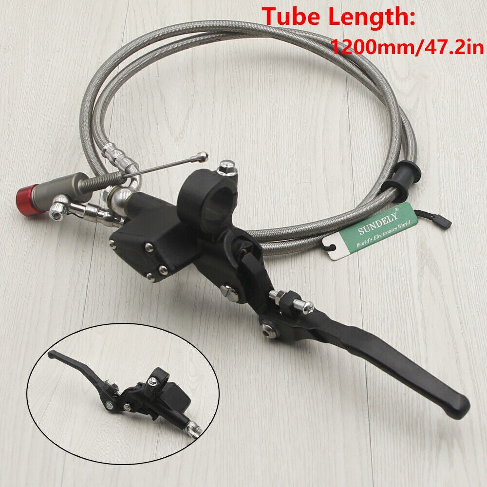 1.2M Hydraulic Clutch Lever Black Master Cylinder Dirt Pit Bike Motorcycle 7/8"
