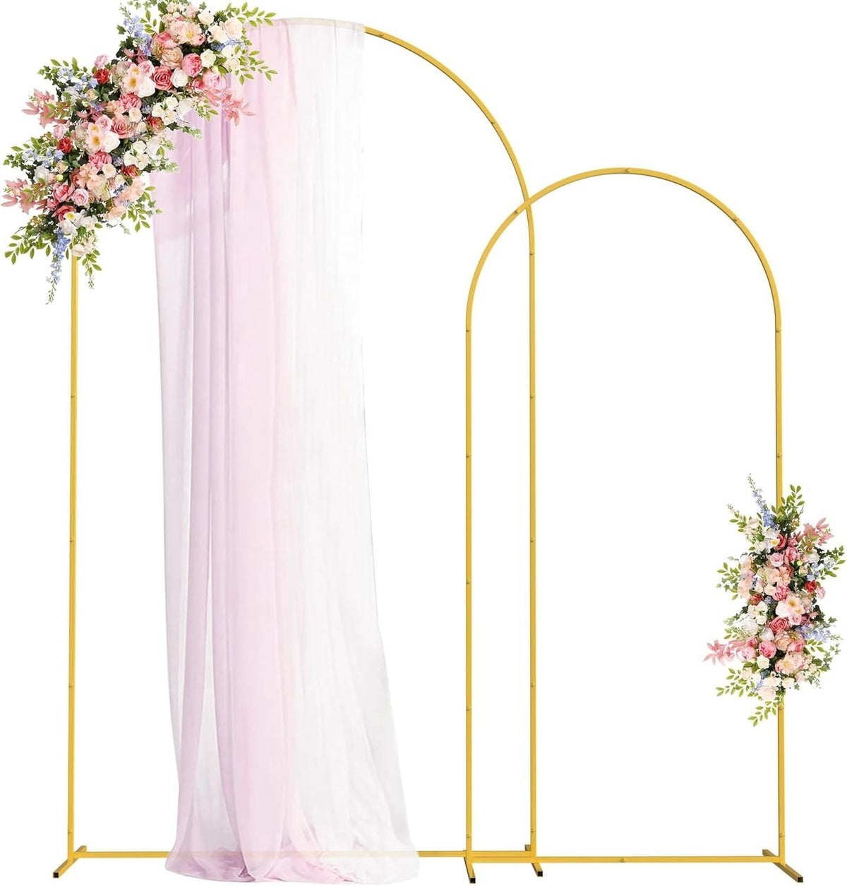 Large Wedding Arch Door Backdrop Stand Flower Display Frame Backdrop Metal Rack