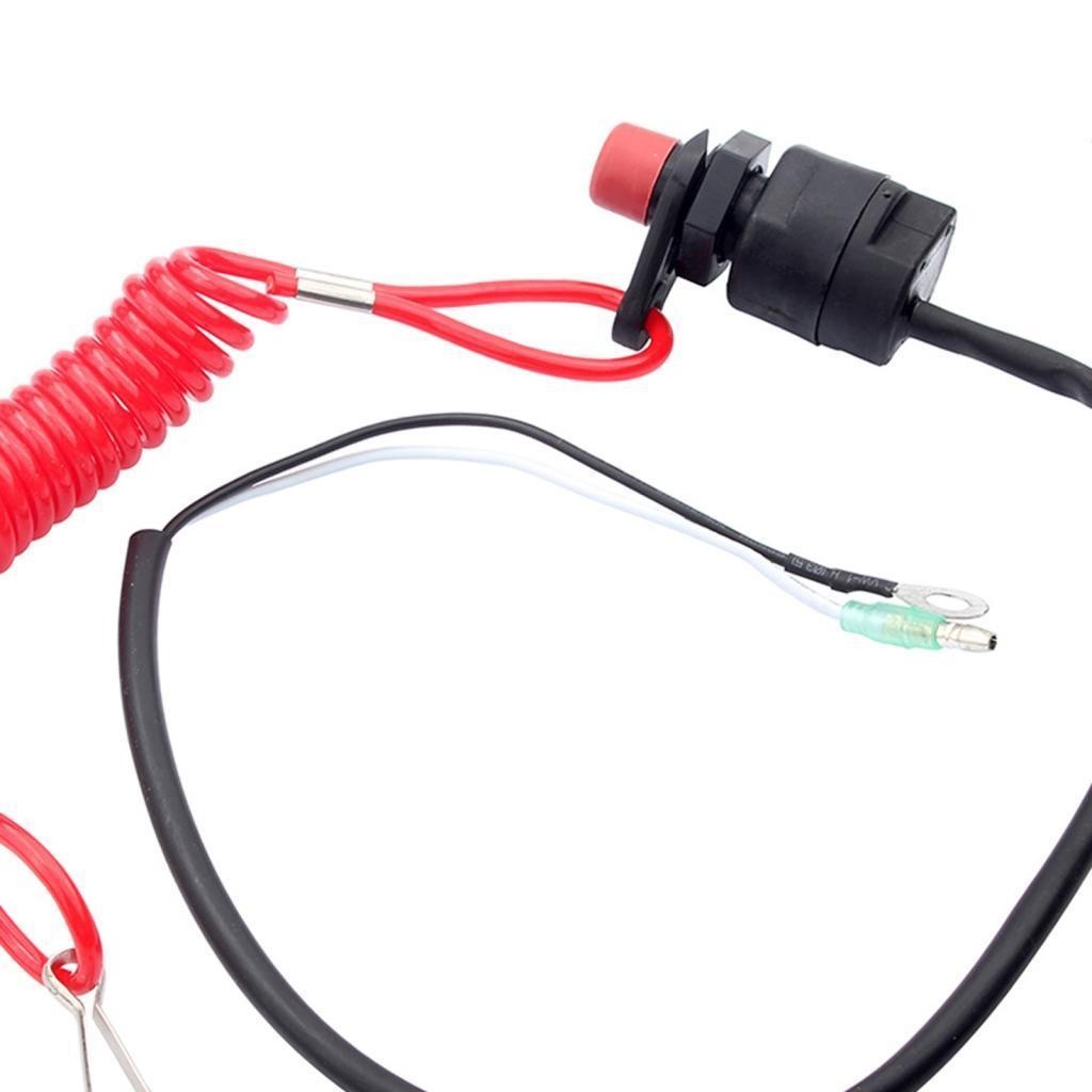 Engine Stop Kill Switch Marine for Suzuki DT DF Outboard Motors