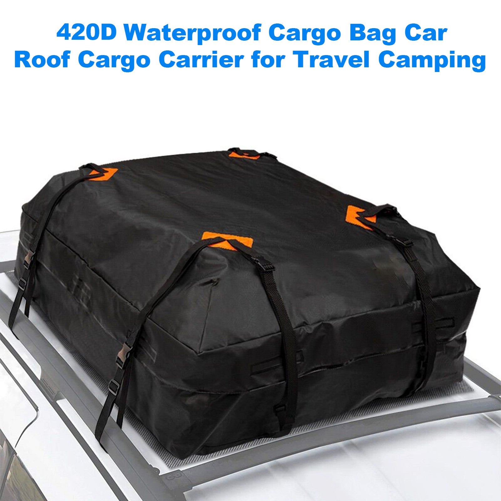 Universal Car Travel Roof Bag Cargo Storage Rack Luggage Carrier Box Waterproof