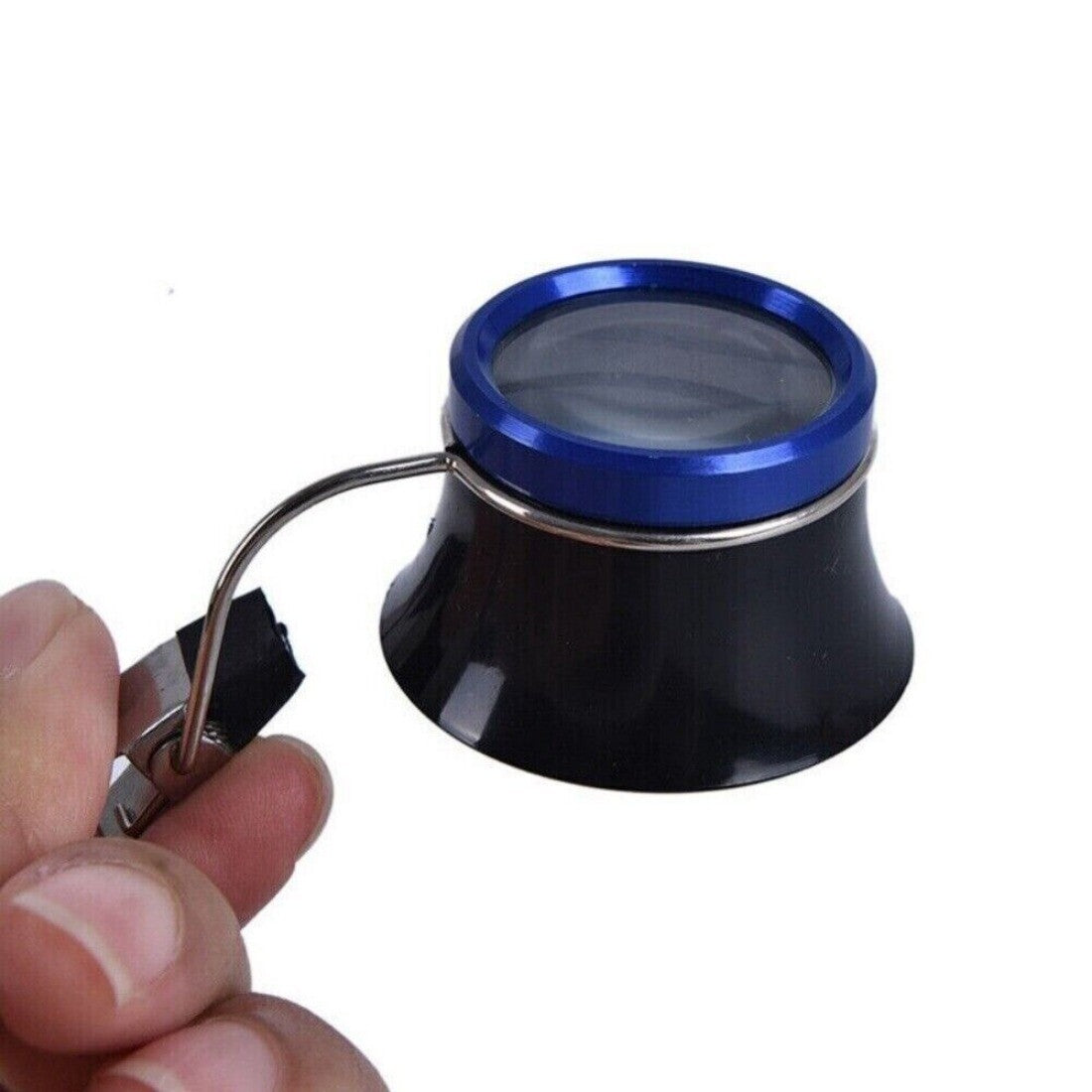 Clip-On Eye Loupe Eyeglass Magnifier Magnifying Lens Watchmakers Repair Tool