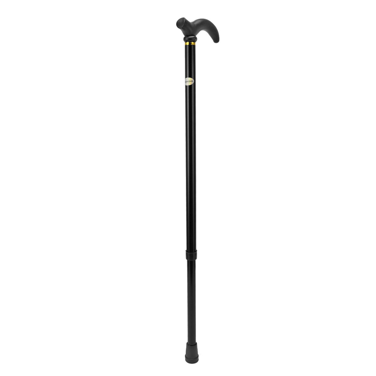 (Black)Adjustable Walking Stick All Terrain Walking Cane For Men Women