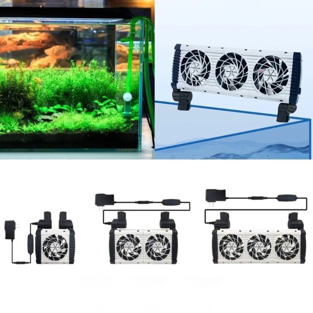Aquarium Chiller Fish Tank Cooling Fan System With Adjustable Speeds Bracket