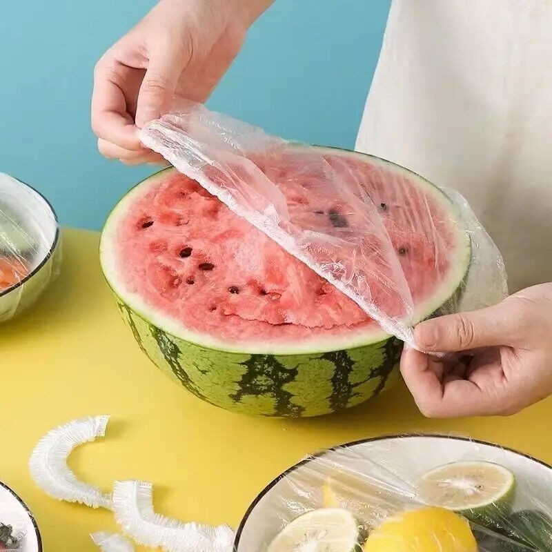 100pcs Disposable Food Storage Cover Bags Bowl Elastic Plate Fresh Keeping Bag