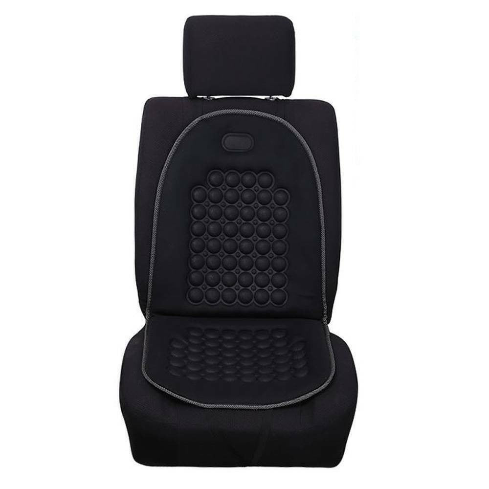Soft Black Car Seat Cushion Covers 2Pcs Front Chair Comfort Protector Mats