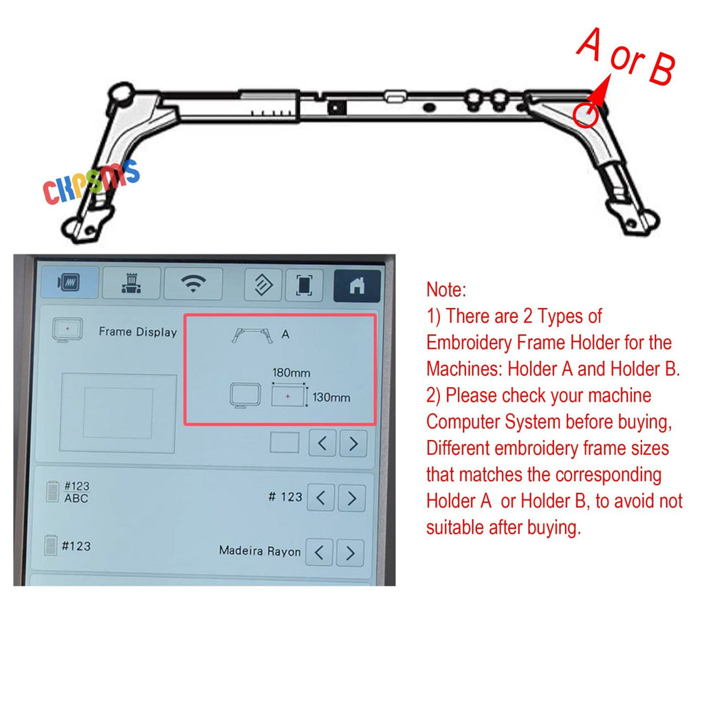Embroidery Hoop FOR Brother PR600,PR620,PR650,PR655,PR1000,PR1000E,PR1055,VR