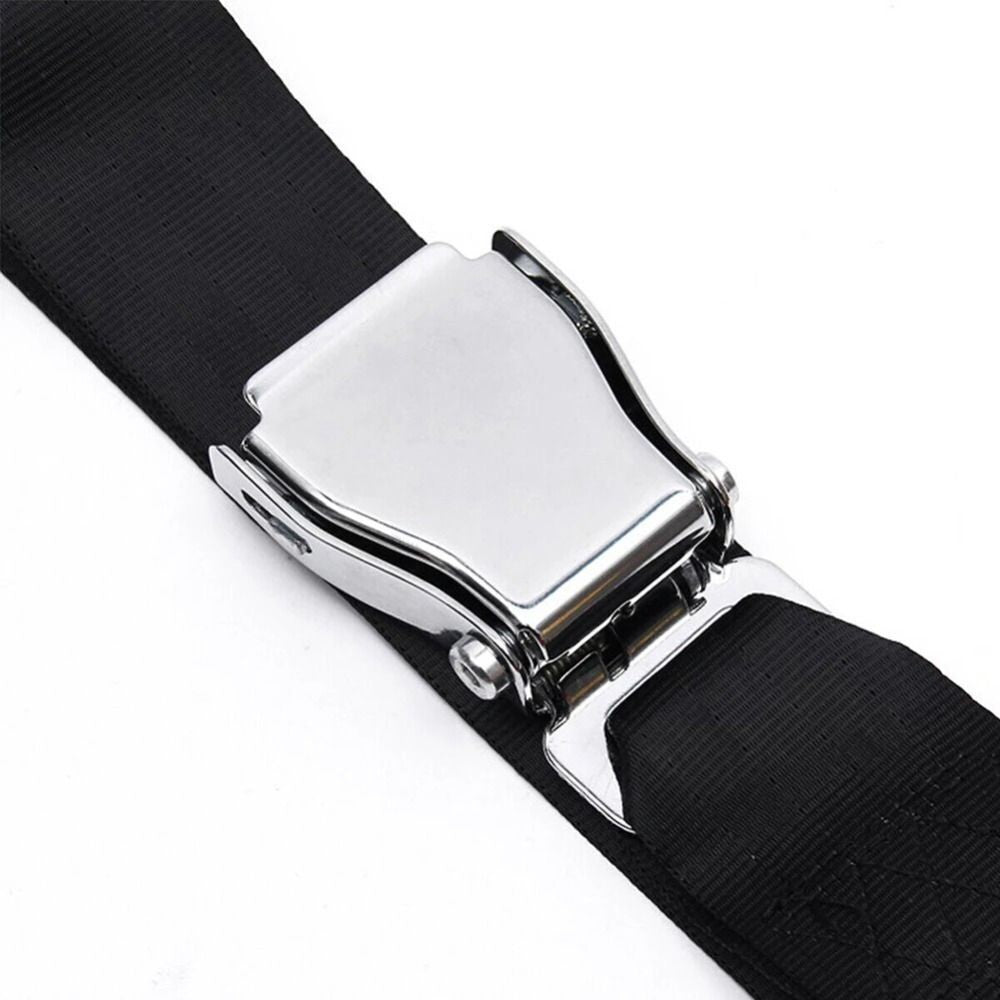 Plane Seatbelt Extension Strap Portable Safety Adjustment Buckle Clip