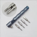 Watch Case Tube Crown Insert Remover Opener Holder Fittings Tool With 4 Nozzles