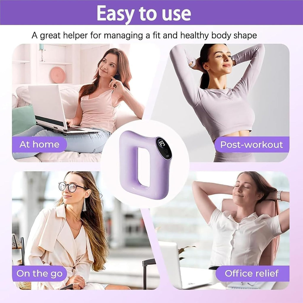 Fast Fat Burning Yoga Ring Massager,Portable Full-Body Electric Fascia Ring