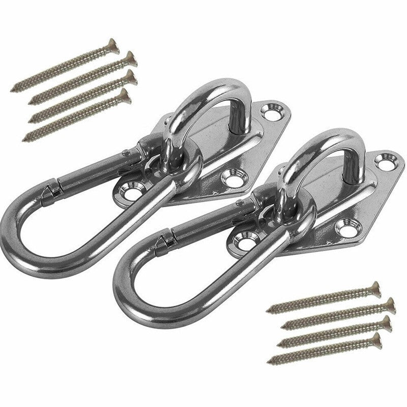 Heavy Duty Stainless Hammock Hanging Hook Swing Chair Bracket Hardware Tool Kit