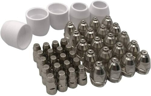 NEW 70pcs P80 Plasma Cutter Torch Electrode Cups Tip Welding Consumables