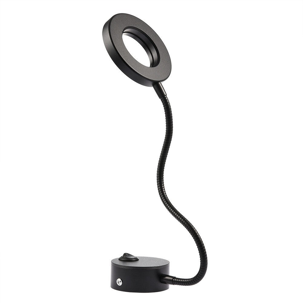 LED 5W Gooseneck Wall Sconce Lamp 360° Adjustable Flexible Reading Bedside Light