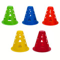 25 Pcs Portable Plastic Roller Skating Marker Cones for Agility Training