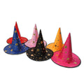 Wizard's Hat with Gold Stars Halloween Fancy Dress Costume Blue