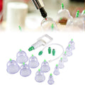 12PCS Vacuum Cupping Set Massage Therapy Cups Suction Health Acupuncture UK