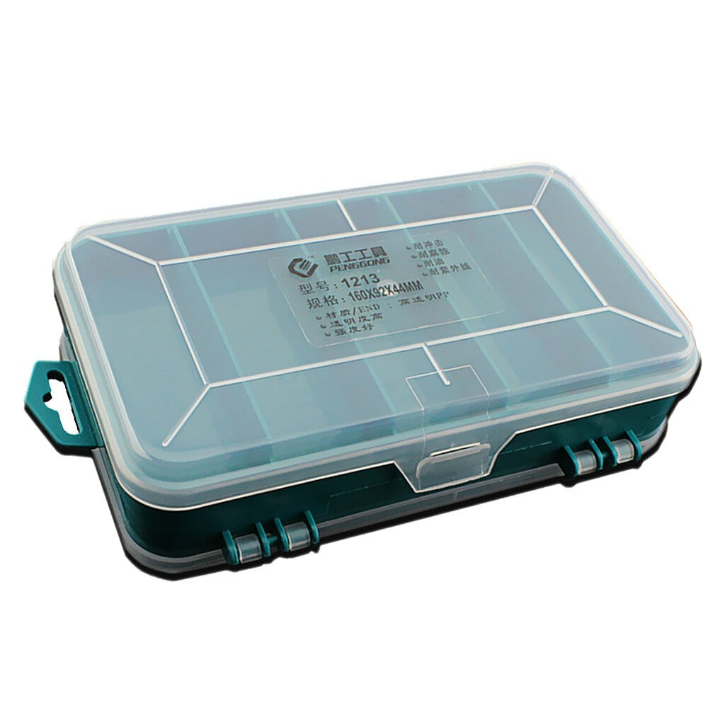 8 Compartment Professional Tool Organiser Case Box Storage Screw Nail Nut Bolt