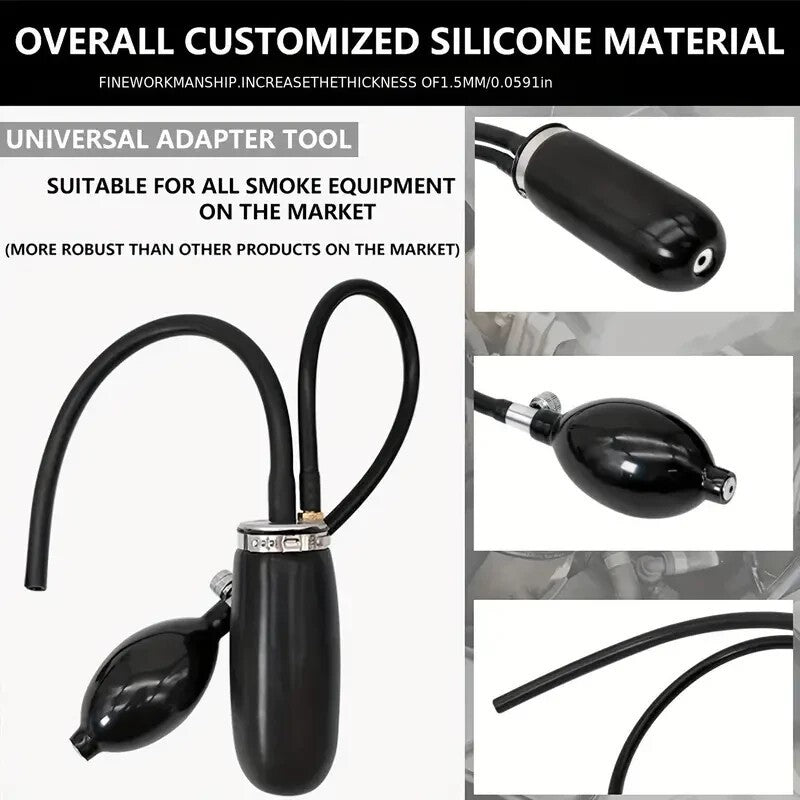 Universal Inflatable Bladder Intake Adapter Car Smoke Leak Detector