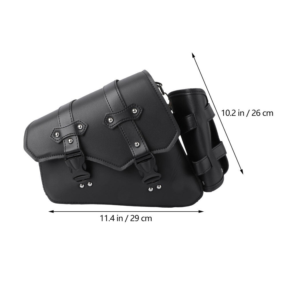 PU Left Side SOLO SWING BAG Saddlebag For Harley Sportster XL 883 1200,48,72