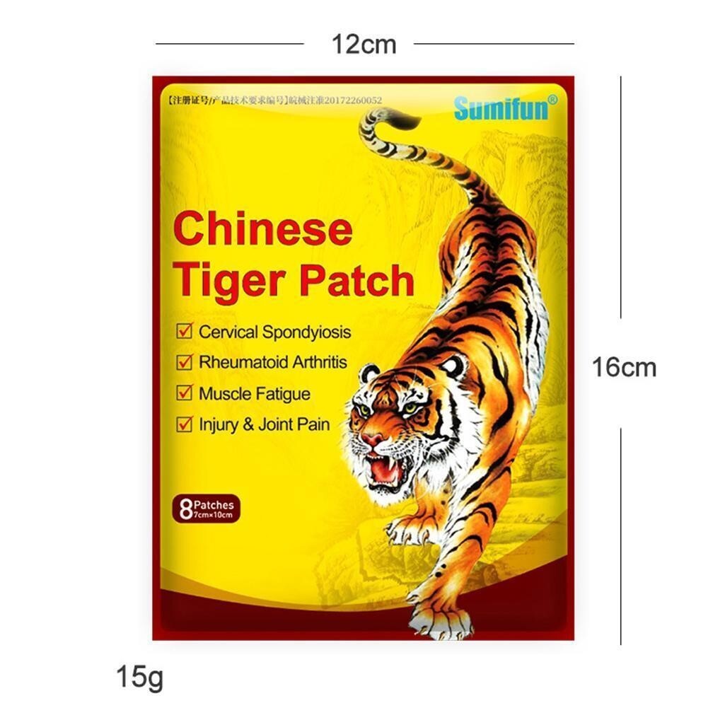 40 Tiger Patch Chinese Medical Back Heat Pain Relief Plaster Pad Balm Arthritis+