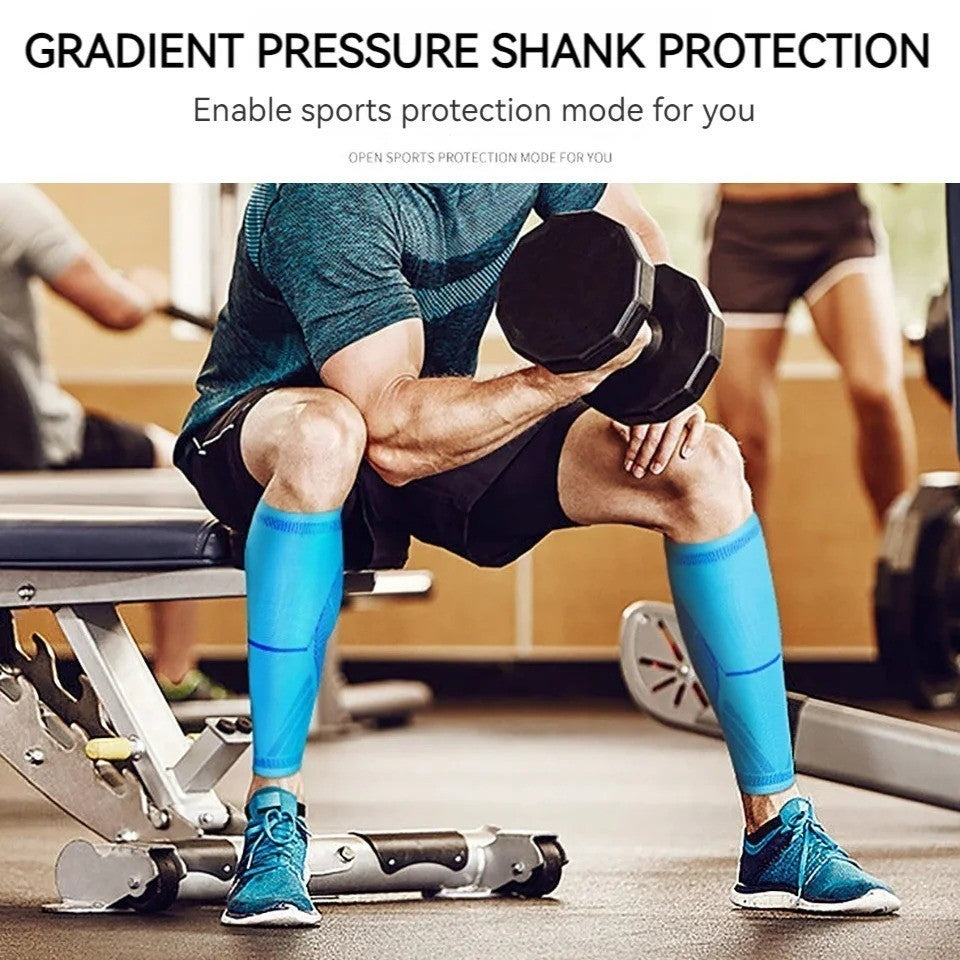 1 pair Elastic Calf  Compression Sleeves Running Leg Pain Shin Splints Men Women
