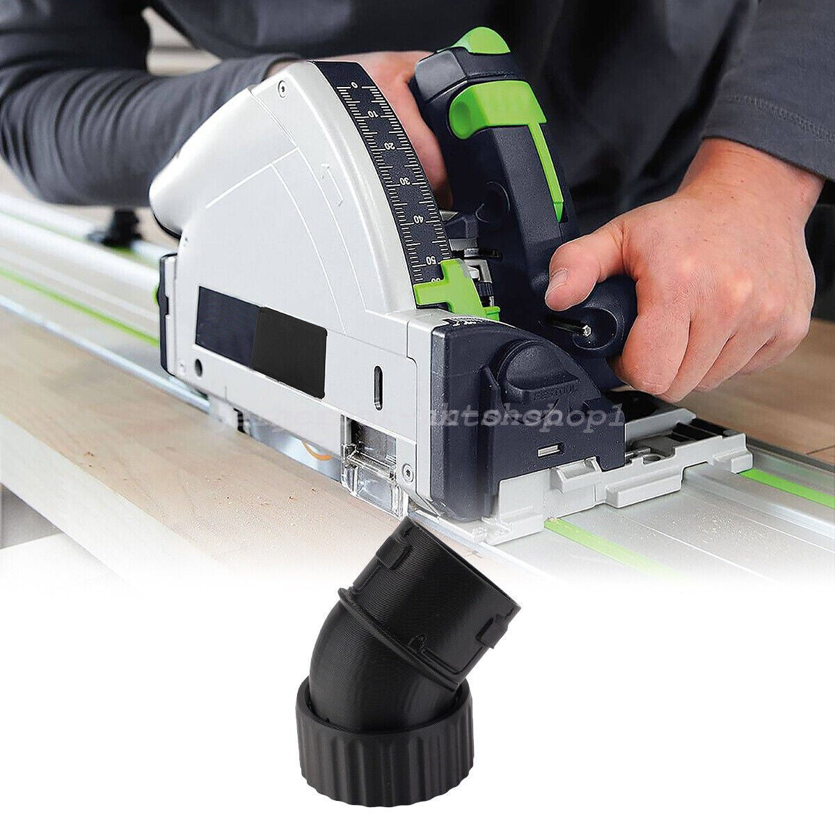 No Snag Hose Port with Fixable Positions Festool TS55 TS60 TS75 HK55 Track Saw