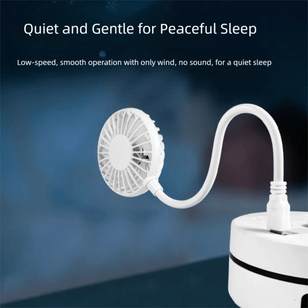 Mute Operation USB Rechargeable Fan Small Size Mini USB Fan  Laptop PC