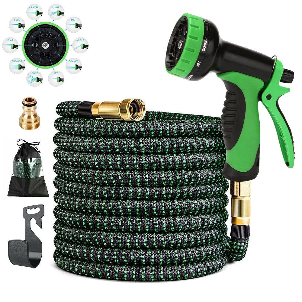 Heavy Duty Expandable Garden Hose Flexible Water Magic Hose Pipe With Spray Gun