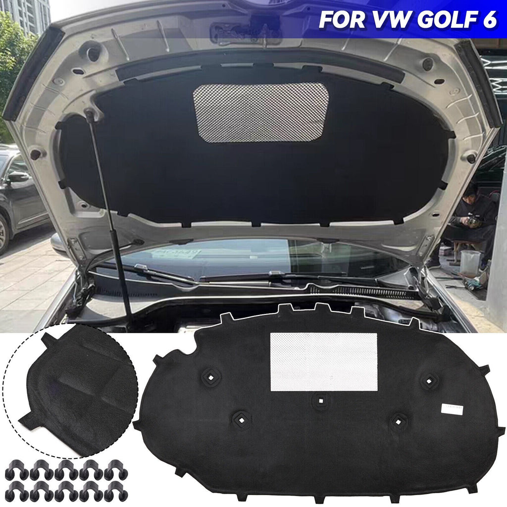 Thermal Insulation Mat Sound Proof Heat Shield For Volkswagen Golf6 Hood Cover