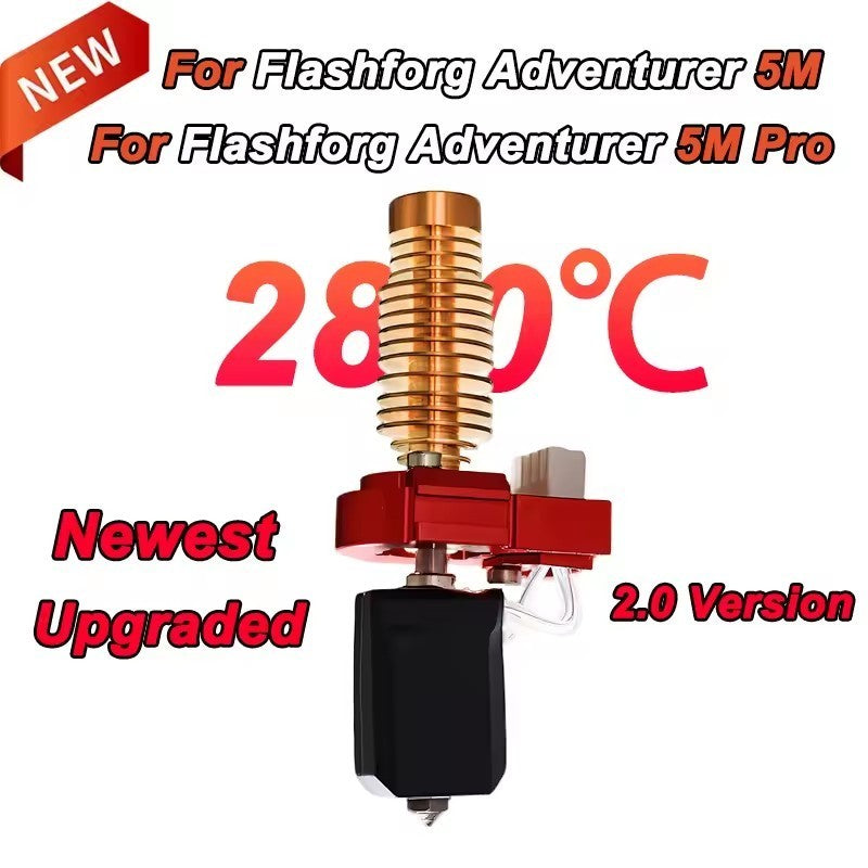 3D Printer For Flashforge Adventurer 5M/5M Pro Hotend Kit 0.4mm Nozzle Parts