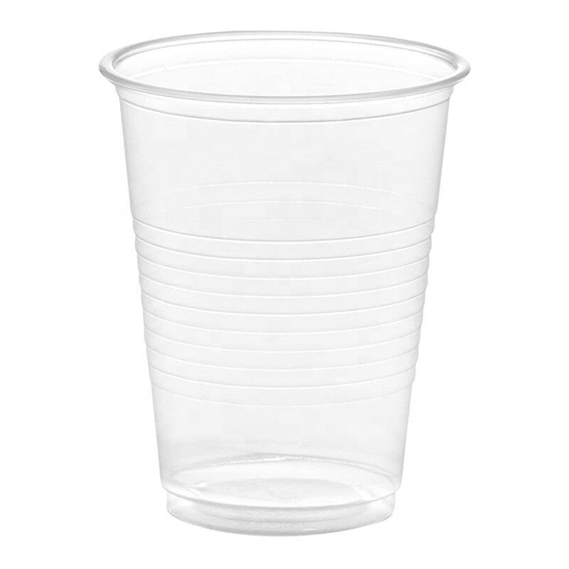 7oz Clear Plastic Cups Reusable Plastic Cups Disposable for Water Coolers UK