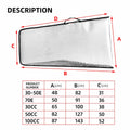 Bubble Protection Wing Bag For 30-50E 70E 30CC 50CC 100CC RC Model Plane Silver